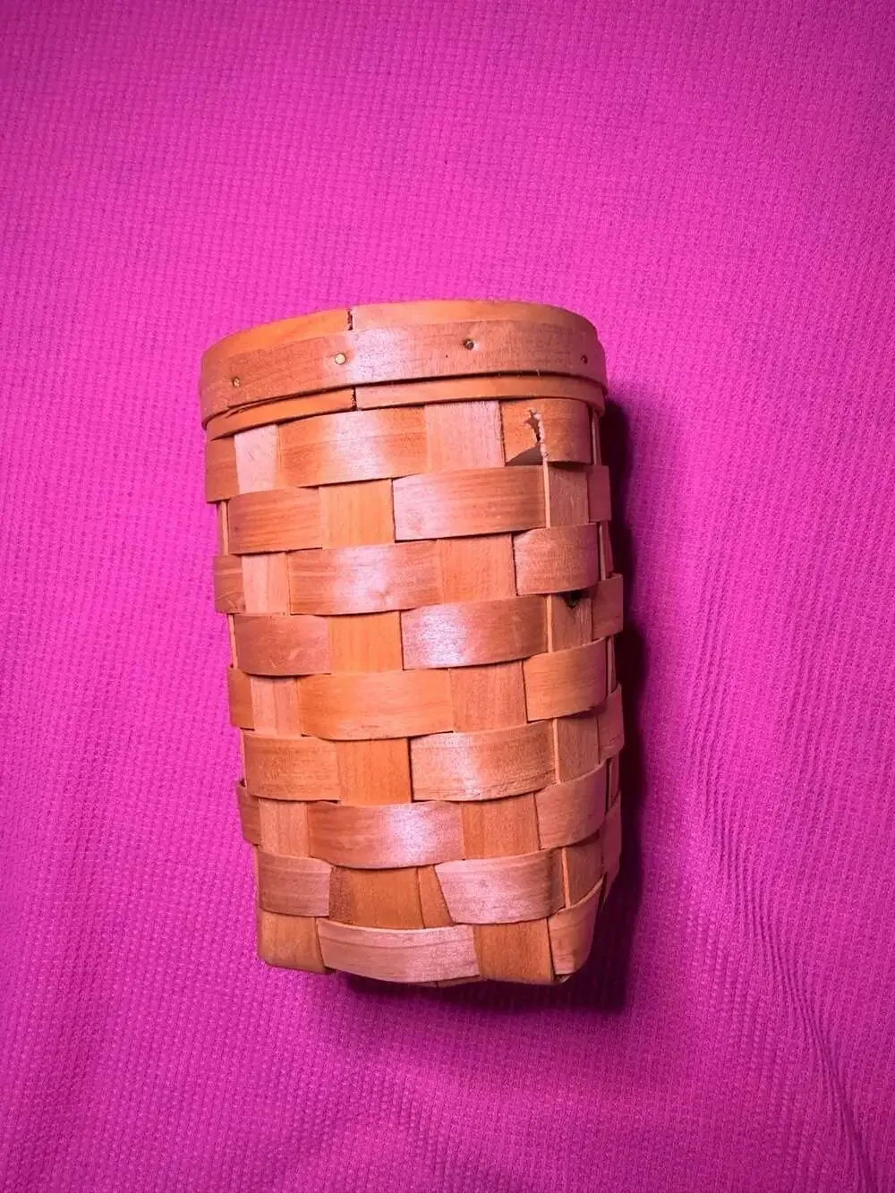 Vintage Longaberger Woven Wooden Splint Basket